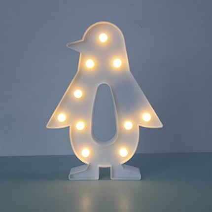 LED DECORATIVO CON DISEÑO DE PINGUINO