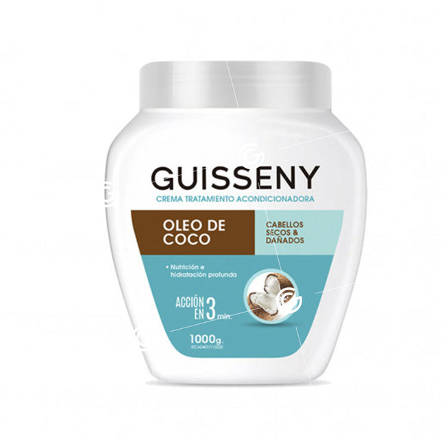 GUISSENY CREMA DE TRAT. ACEITE COCO X 1KG