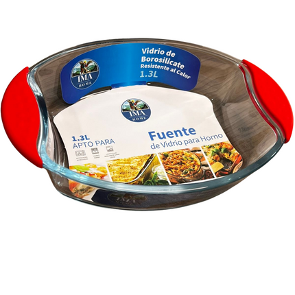 FUENTE DE VIDRIO OVAL 1300ML