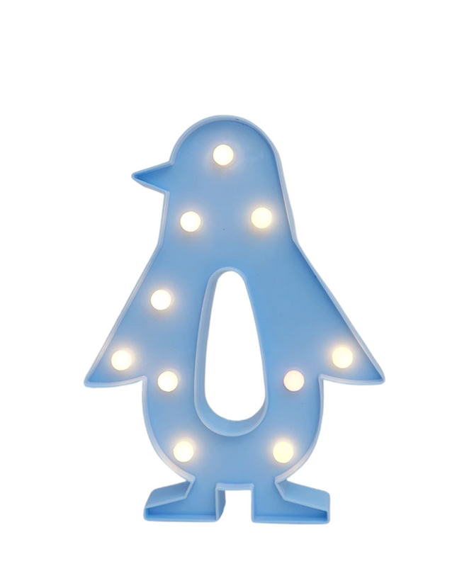 LED DECORATIVO CON DISEÑO DE PINGUINO