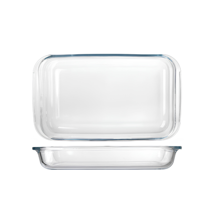 FUENTE DE VIDRIO RECTANGULAR 3000ML